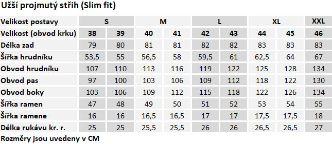 amj tabulka kr r slim fit 4